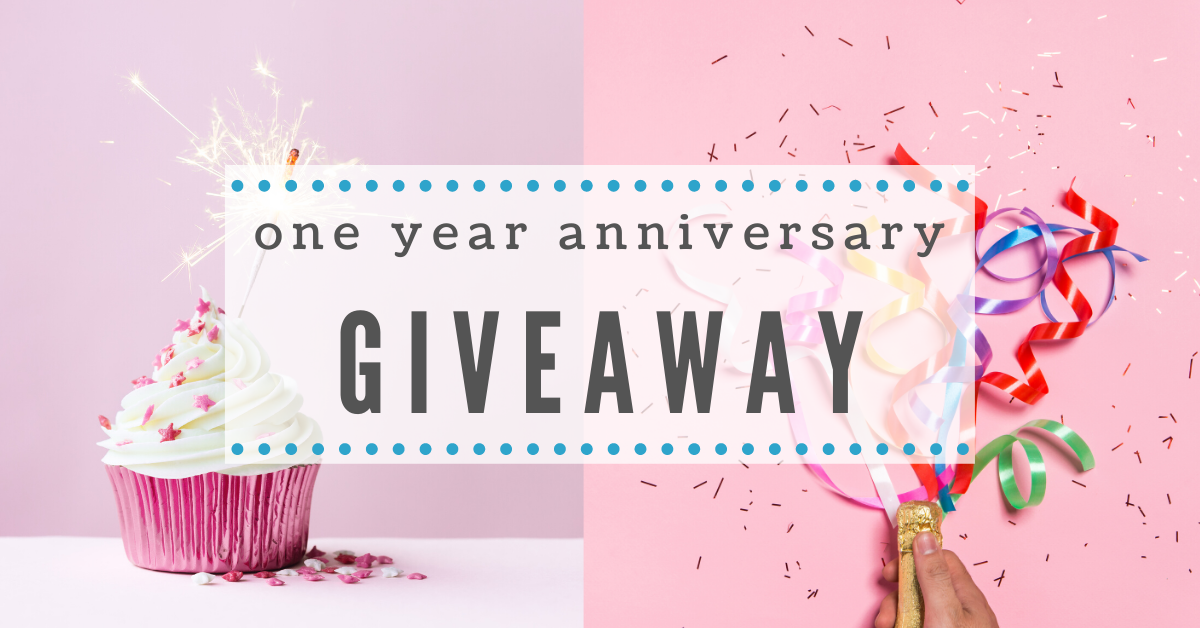One Week Left! - One Year Anniversary Giveaway