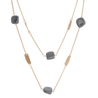 Gray Pearl Layered Necklace | Necklaces | Bentley & Lo