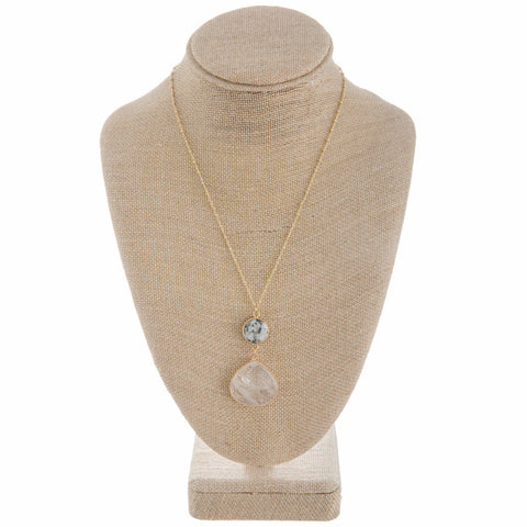 Drop Stone, Crystal Necklace | Necklaces | Bentley & Lo