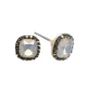 Square Opal Stud Earrings | Earrings | Bentley & Lo