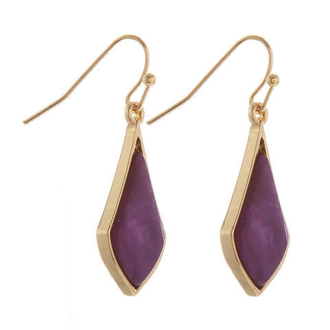 Purple Diamond Earrings | Earrings | Bentley & Lo