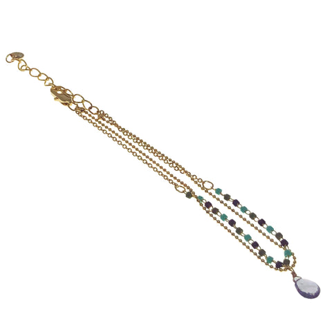 Dainty Blue Crystal Bracelet | Bracelets | Bentley & Lo