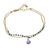 Dainty Blue Crystal Bracelet | Bracelets | Bentley & Lo