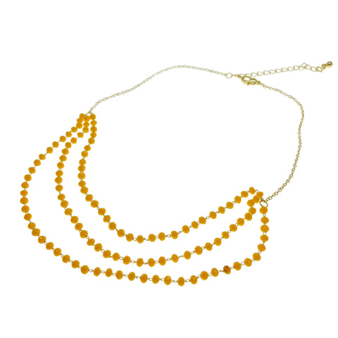 Three Strand Beaded Necklace | Necklaces | Bentley & Lo