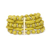 Mustard Mult-Strand Beaded Bracelet | Bracelets | Bentley & Lo
