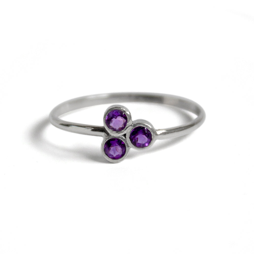 Abhainn Thistle Ring – Celtic Crystal Design Jewelry
