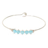 Turquoise Diamond Bangle Bracelet | Bracelets | Bentley & Lo
