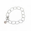 Toggle Chain with Pearl Sterling Silver Bracelet