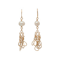 Pearls and Droplets 14k Gold Filled Earrings
