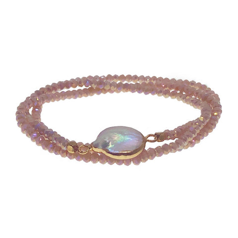Slim Bead Pearl Bracelet | Bracelets | Bentley & Lo