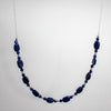 Lapis Lazuli U Sterling Silver Necklace