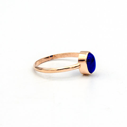 Sapphire Quartz Bezel 14k Gold Filled Ring
