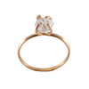 Raw Herkimer Diamond 14k Gold Filled Prong Ring
